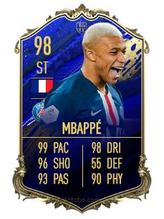 Kylian Mbappé FIFA 20 Rating, Card, Price