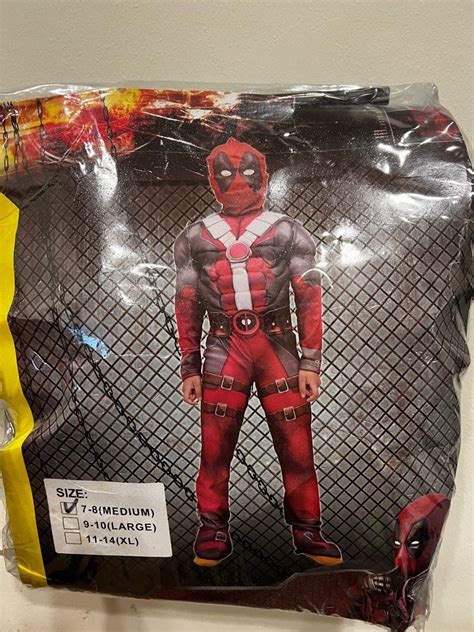 Deadpool costume, Men's Fashion, Tops & Sets, Sets & Coordinates on ...