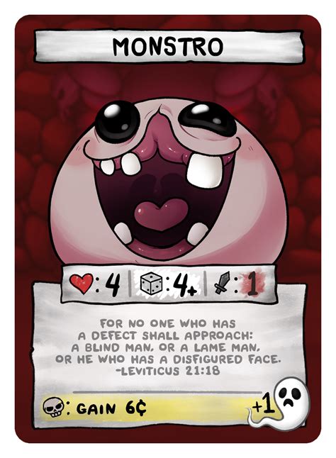 Hi-Res Monstro Card | The Binding of Isaac | Know Your Meme