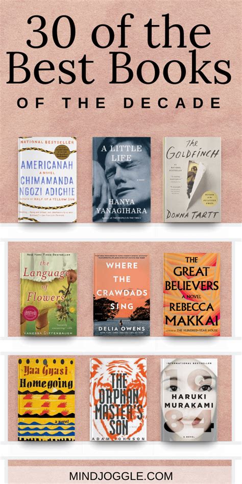 30 of the Best Books of the Decade | Book club books, Best fiction books, Good books