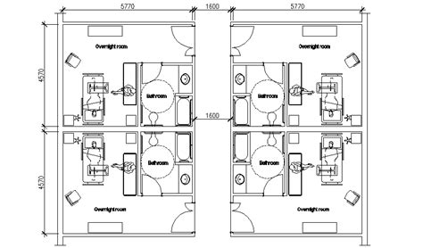 Multiple medical hospital wards plan cad drawing details dwg file - Cadbull