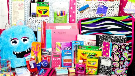 HUGE Back To School Giveaway! Over 100 Pieces of School Supplies! (Closed) - YouTube