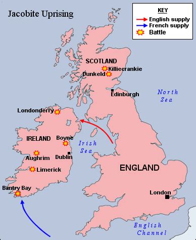 Jacobite Uprising 1689-91 - Nine Years' War - Wikipedia World History, Family History, Bantry ...