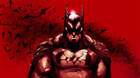 Batman Red 4k superheroes wallpapers, hd-wallpapers, digital art ...