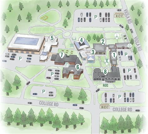 Rcc Map Of Campus - Donica Maegan