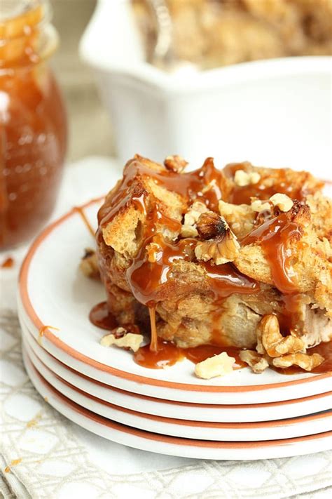 Caramel Apple Bread Pudding - The Suburban Soapbox