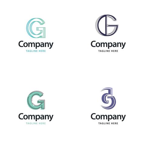 Letter G Big Logo Pack Design Creative Modern logos design for your ...