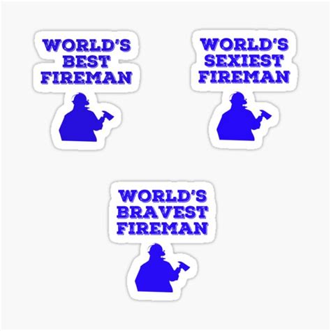 "Fireman" Sticker for Sale by Proshirt07 | Redbubble