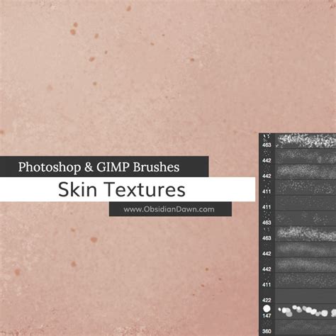 Skin Textures Photoshop Brushes by redheadstock on DeviantArt