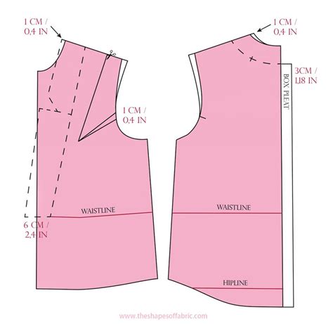 The Making of a Shirt -starting from the pattern - The Shapes of Fabric