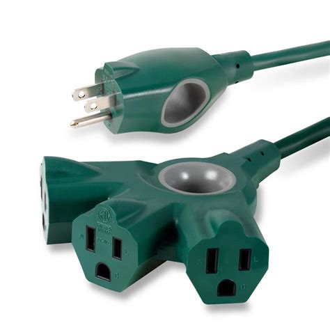 Philips 25ft 3-Outlet 16 Gauge/1 Conductor Indoor/Outdoor Grounded ...