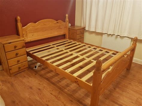 Solid Pine King Size Bed Frame | in Newbury, Berkshire | Gumtree