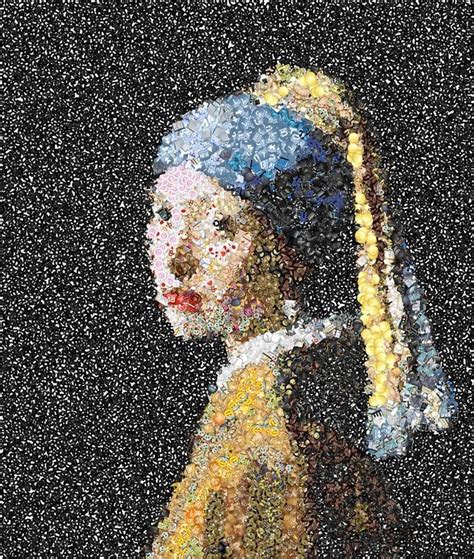 The world's greatest paintings--done with Emoji's! Girl With Pearl Earring, Pearl Earing, Emoji ...