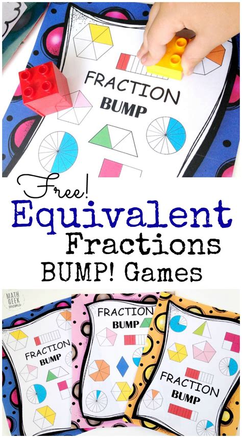 Simple, Low Prep Equivalent Fractions Game! {FREE}