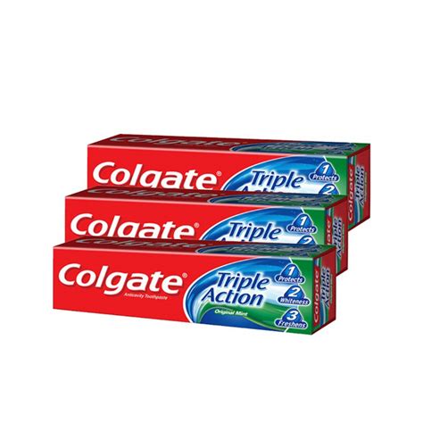 Colgate Triple Action Toothpaste 175g (Available in set of x2 and x3 ...