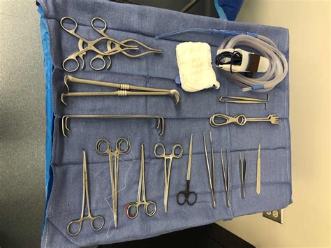 Basic general operating room surgical instrument setup - CSTSetup