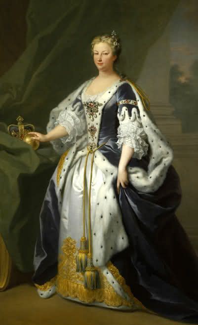 Caroline of Ansbach, wife of George II | Historical dresses, 18th century fashion, Fashion history