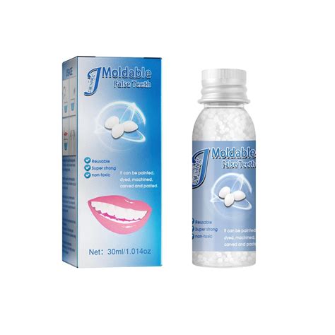 Buy Sdoveb Temporary Tooth Repair Kit, 30g Teeth And Gaps False Teeth Solid Glue Denture ...