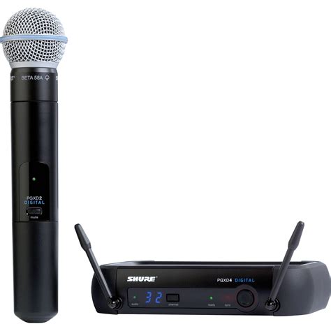 Shure PGXD24/BETA58 Digital Wireless Handheld PGXD24/BETA58-X8