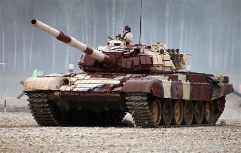 Wallpaper red, tank, Biathlon, T-72 images for desktop, section оружие ...