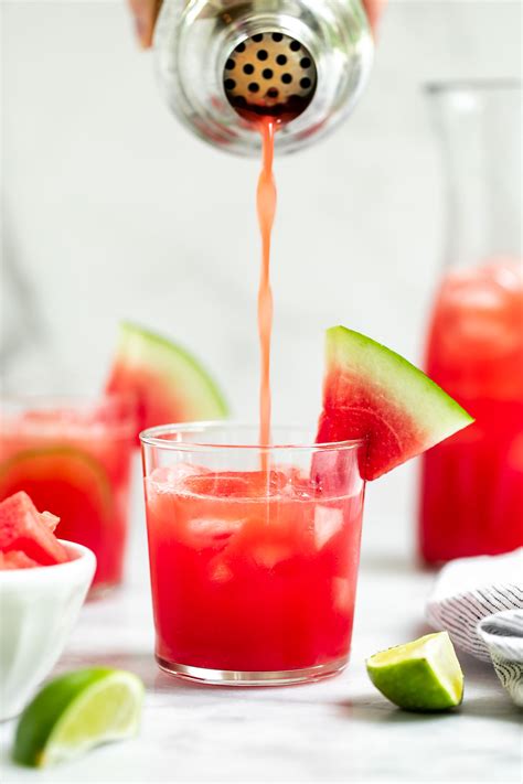 FRESH Watermelon Vodka Cocktail | Eat With Clarity