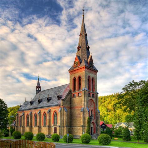 Nice Catholic Church In Eastern Europe Royalty Free Stock Photography - Image: 15419557