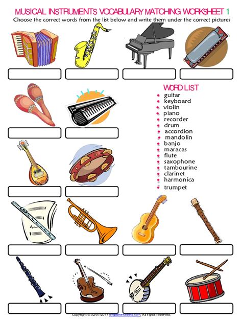 Music Activity Sheets