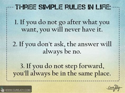 3 Simple Rules | Life rules, Quotes, Simple rules