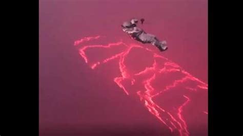 Wildlife adventurer traverses massive lava lake, creates record. Watch ...