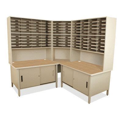 Marvel Office Furniture 100 Compartment Mailroom Organizer Finish ...