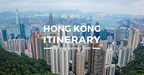 HONG KONG ITINERARY + MACAU, Disneyland - 3, 4, 5 days tour 2019