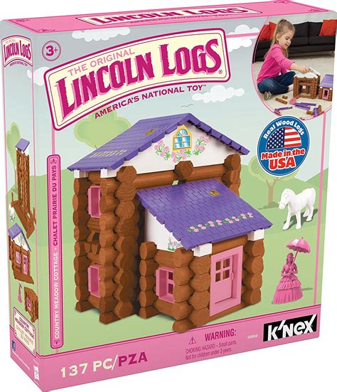 Lincoln Logs Country Meadow Cottage Building Set - 137 Pieces - Walmart.com