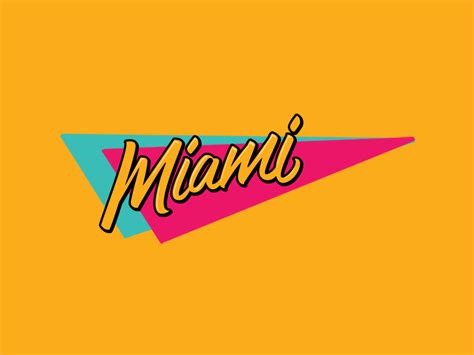 Miami Retro by Angel A. Acevedo for ACVDO Co on Dribbble