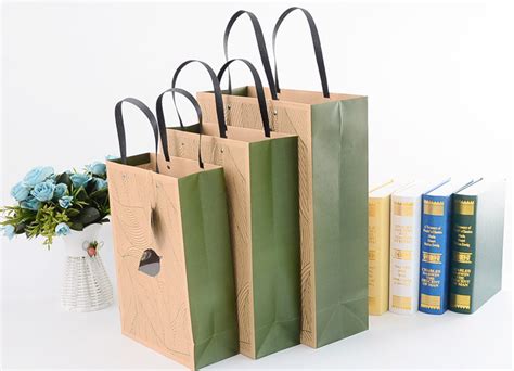 Buy Kraft Paper Gift Bags With Handle Wholesale & Custom Bag