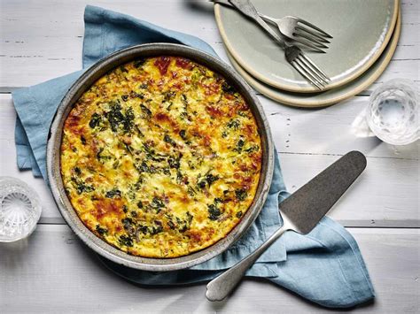 Crustless Spinach Quiche with Ham | Southern Living