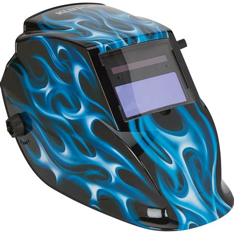 Klutch 700 Series Auto-Darkening Welding Helmet with Grind Mode — Blue ...