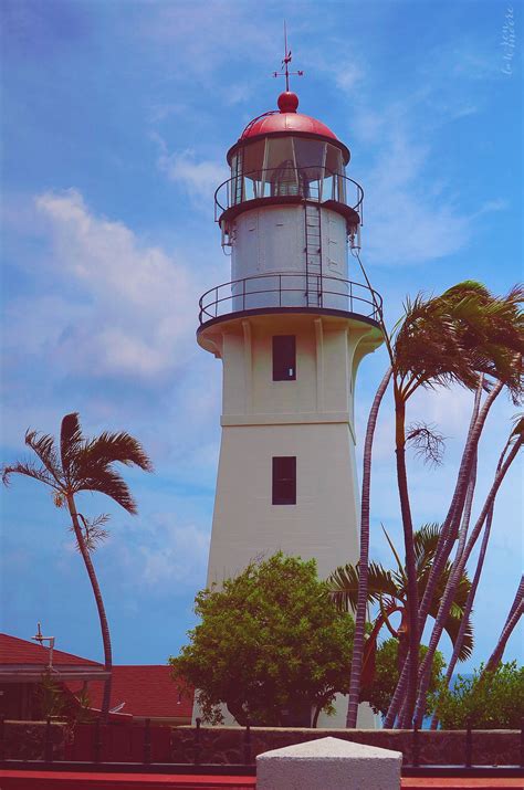 Diamond Head Lighthouse { Honolulu, HI } | Lighthouse, Honolulu, Beautiful sunrise