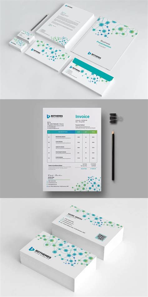 Business Stationery Template PSD, AI, EPS - Business Card, Letterhead, Compliment Card, Envelope ...