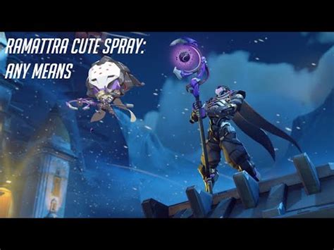 Overwatch 2 - Ramattra Cute Spray - YouTube