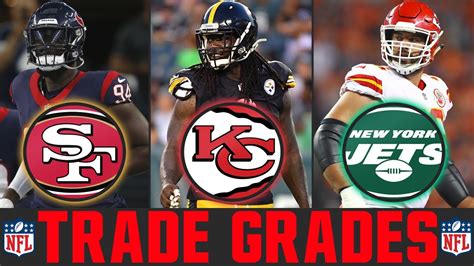 NFL Trade Deadline Grades