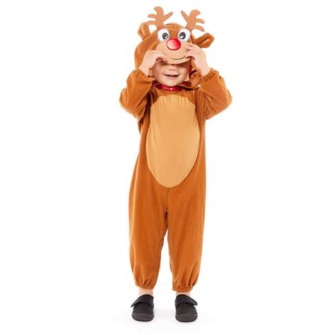 Rudolph The Reindeer - Baby and Toddler Costume | Party Delights