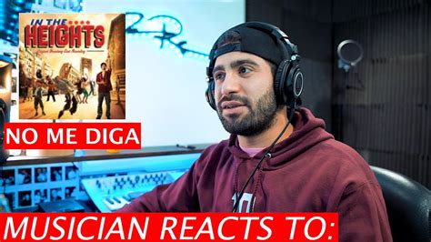 No Me Diga - In The Heights - Musician's Reaction - YouTube