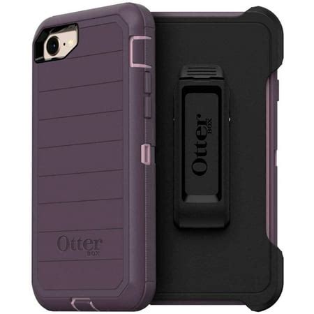 OtterBox Defender Series Rugged Case & Holster for iPhone SE (2020), 8, 7, Purple Nebula ...