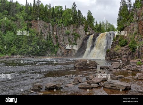 Tettegouche State Park Waterfall Stock Photo - Alamy