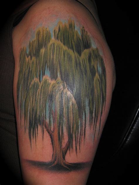 Willow Tree Tattoo | willow tree by bobeck | Willow tree tattoos, Tree ...