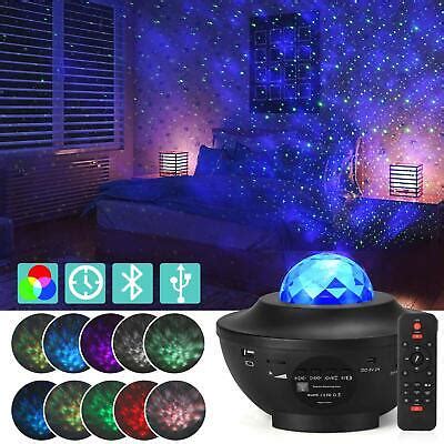 USB LED Galaxy Projector Starry Night Lamp Star Sky Projection Light w/Remote UK | eBay