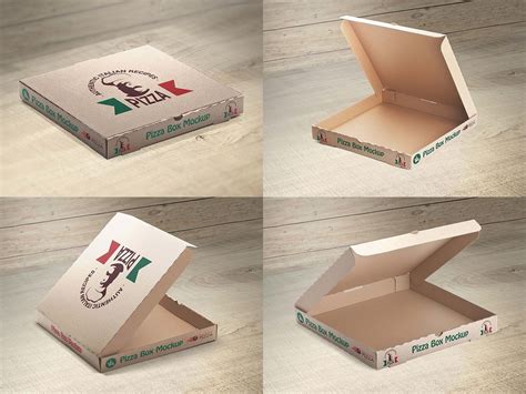 Free Pizza Box Mockup (PSD)