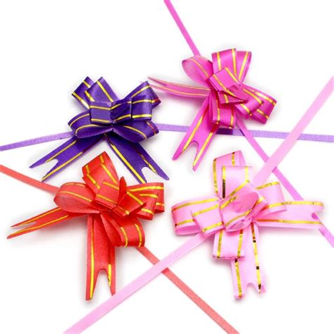 Skylofts 100Pcs Pull Flower Ribbon for Gift Wrap & Decoration ...