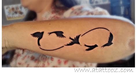 Birds infinity tattoo | Infinity tattoo designs, Unique infinity tattoo, Infinity tattoos