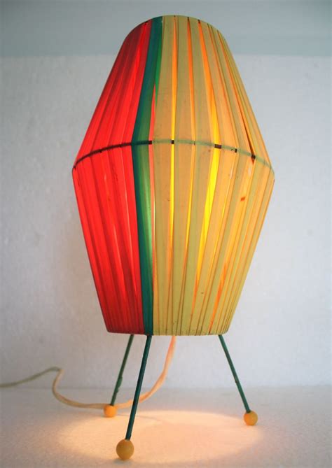 Vintage coloured table lamp, 1950s | Colorful table, Table lamp, Lamp